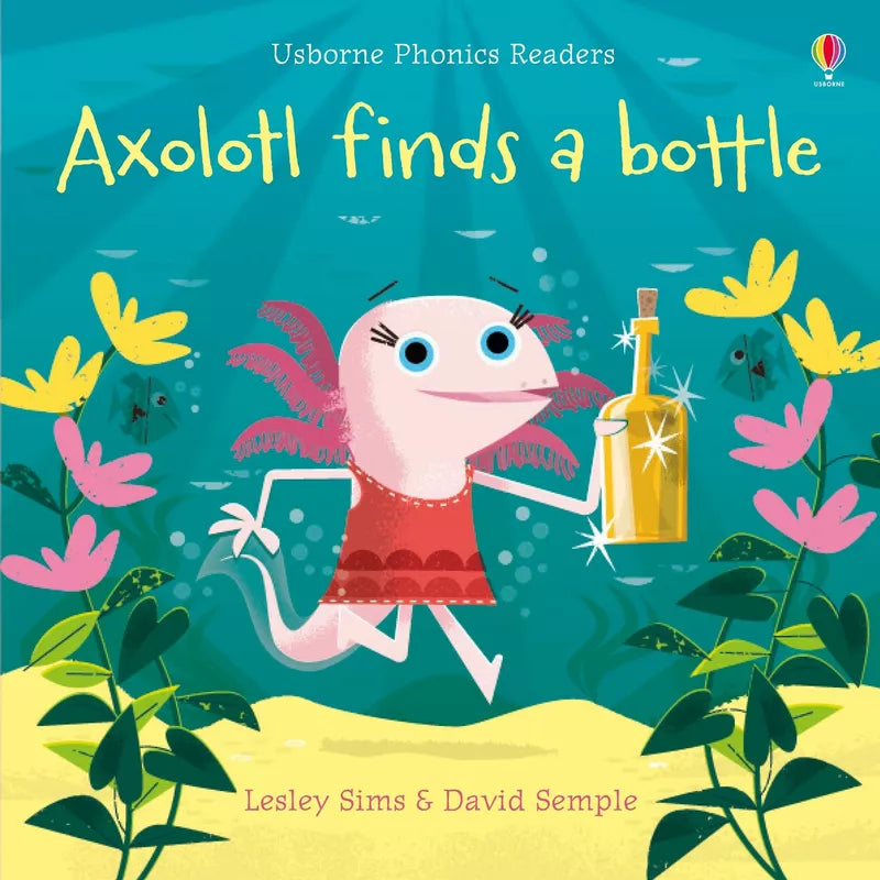 A puppet show featuring a kids' favorite character, Axolotl, who finds a mysterious bottle cover.