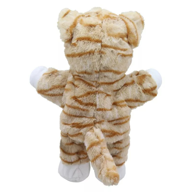 The Puppet Company ECO Walking Puppet Ginger Cat stuffed animal, perfect for puppet shows and kids.