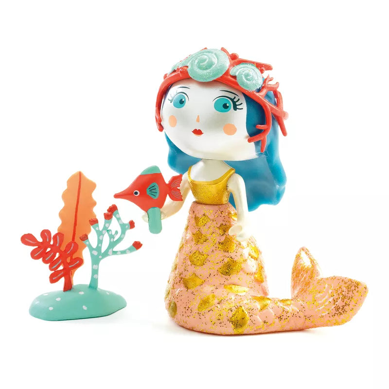 A Djeco Arty Toys Aby & Blue mermaid figurine for kids.