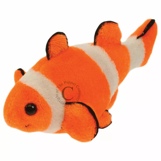 The Clown Fish Finger Puppet captivates kids during puppet shows.