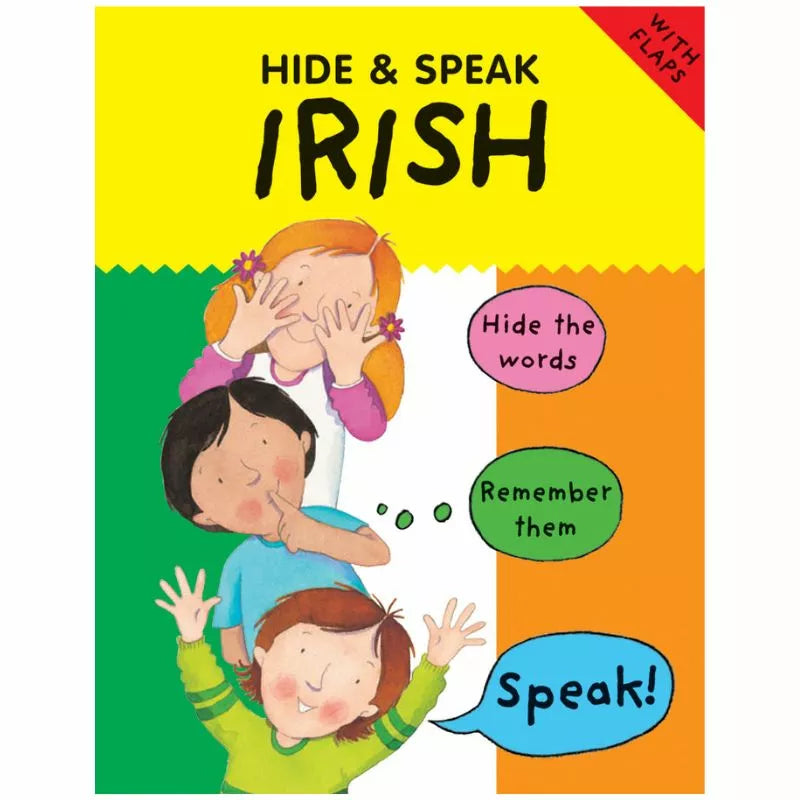 Learn Irish words through Hide and Speak Irish picture books.
