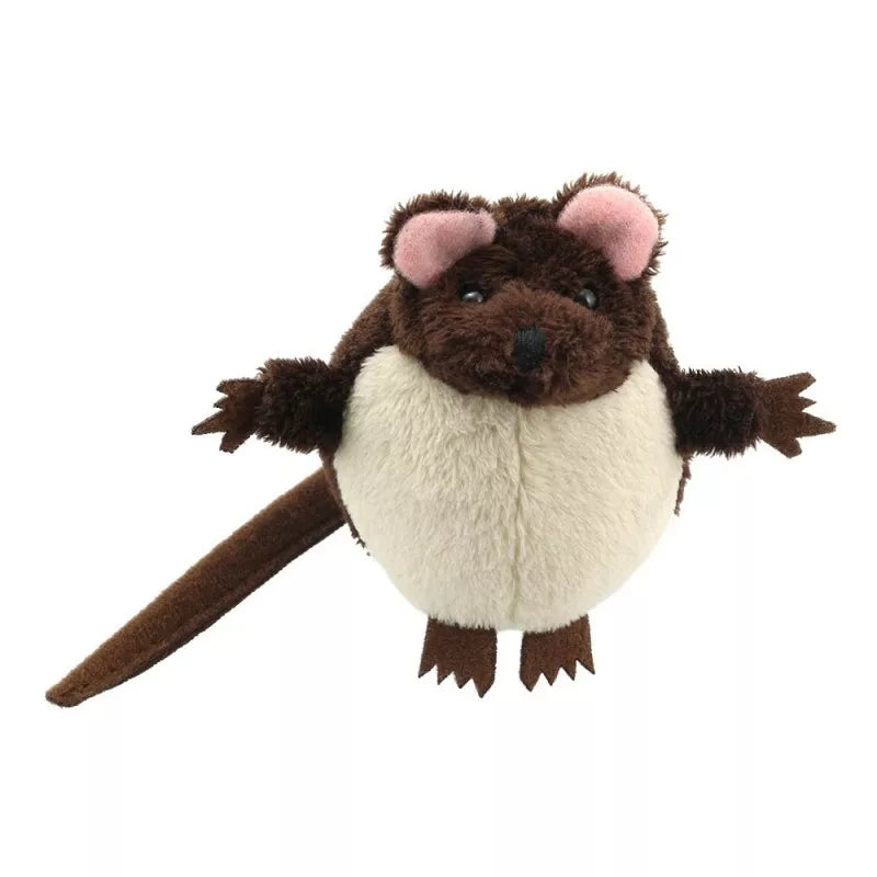 The Puppet Company Brown Mouse Finger Puppet is a cute and cuddly stuffed mouse perfect for puppet shows and entertaining kids.