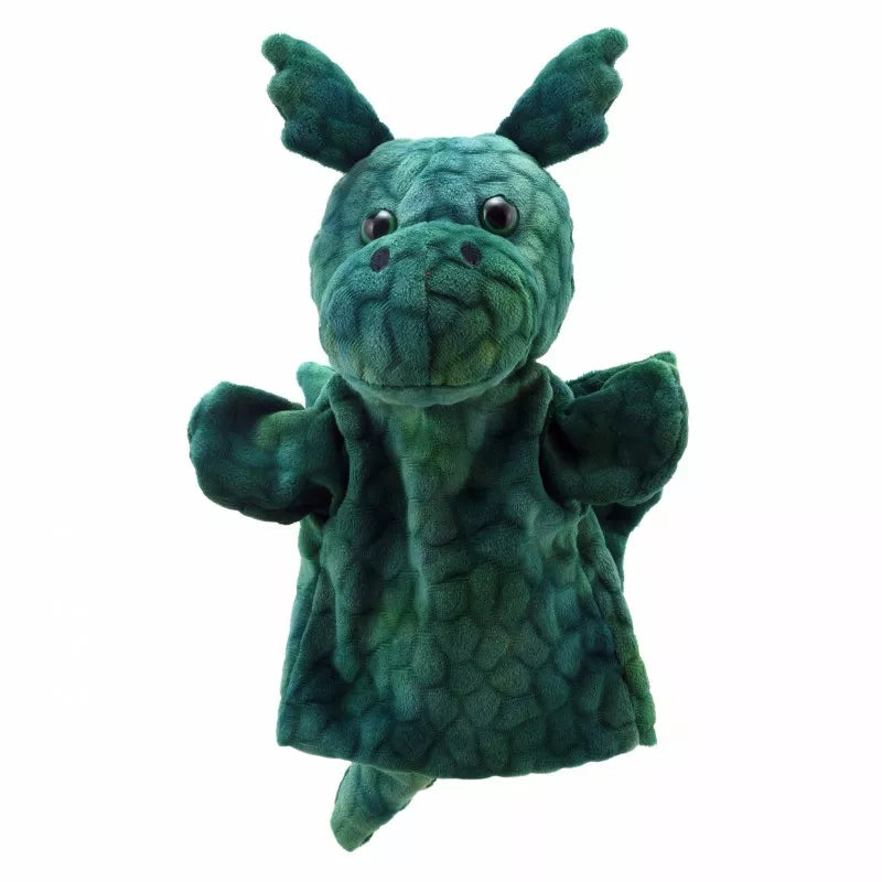 The Puppet Company Green Dragon Puppet for kids.