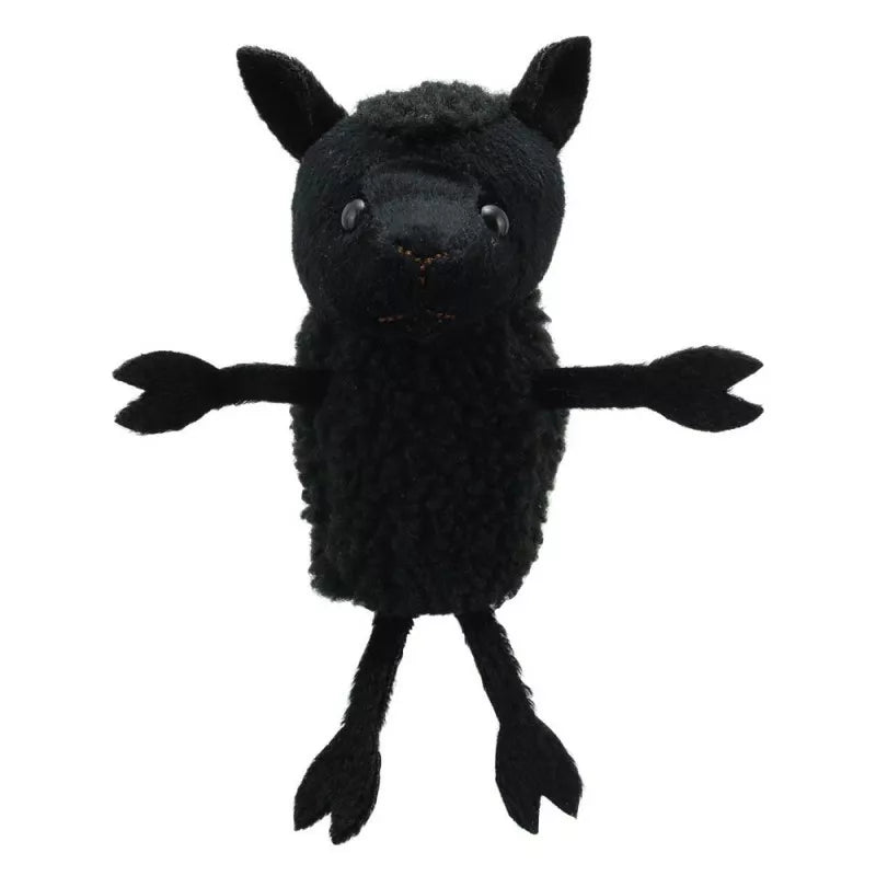 The Black Sheep Finger Puppet from The Puppet Company is ideal for kids' puppet shows.