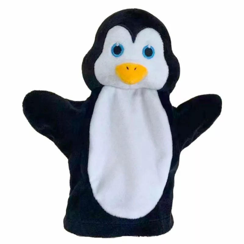 The Puppet Company My First Christmas Puppet Penguin: A black and white penguin hand kids' puppet for puppet shows.