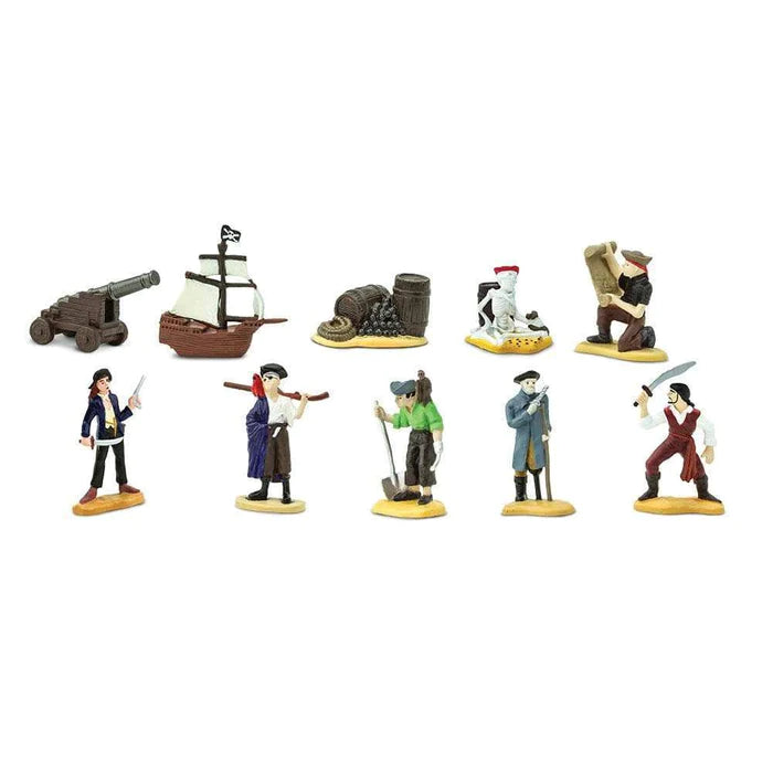 TOOBS® Figurines Pirates - puppet show, kids.