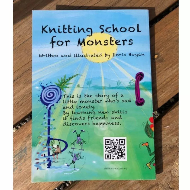 A whimsical Knitting School for Monsters where adorable monsters learn the art of knitting with colorful wool. Under the guidance of expert instructors, these magical creatures explore new patterns and techniques from an enchanting book filled.